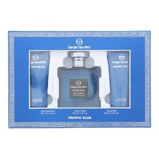 Sergio Tacchini Pacific Blue Мъжки Комплект - EdT 100 ml + автършейв балсам 100 ml + душ гел 100 ml /2021   